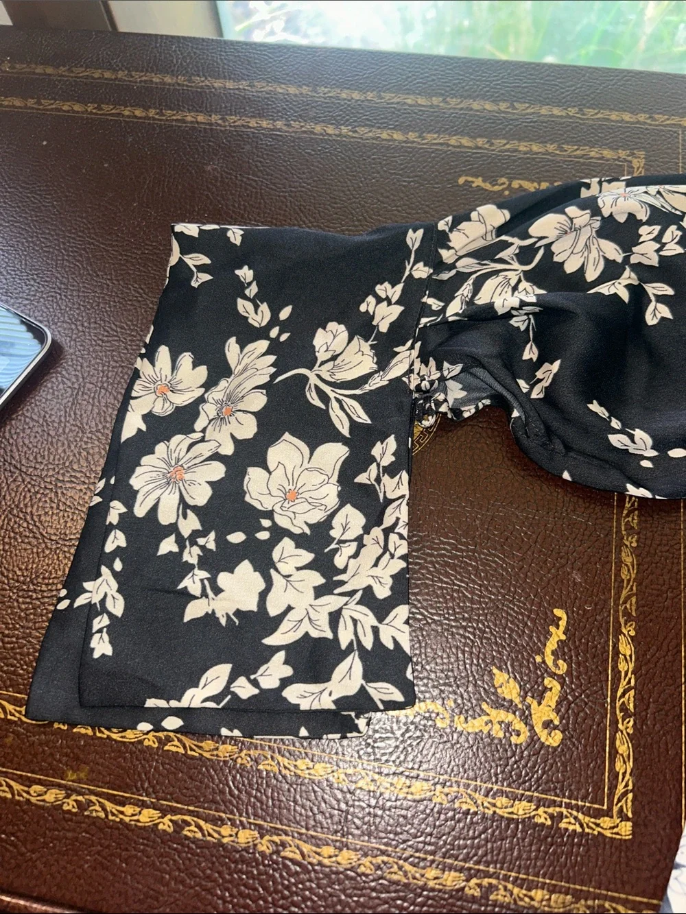 Free People Black Floral Mini Dress